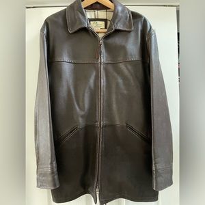 Custom Men’s Leather Coat made by Herdsman Leather Manchester VT